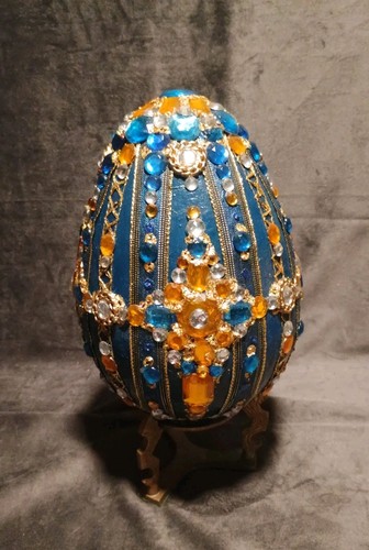 Beautiful ornate blue hand - beautiful,