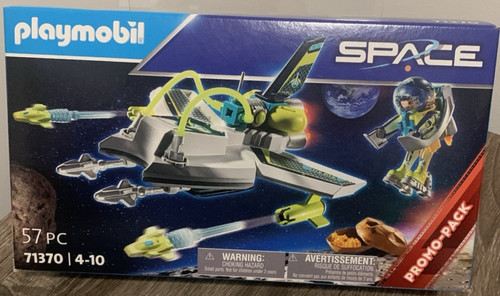 Playmobil space 71370 57pc age - space,