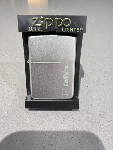 Marlboro zippo lighter - zippo, satin
