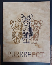 KITTENS CANVAS.  3 PURRRFECT