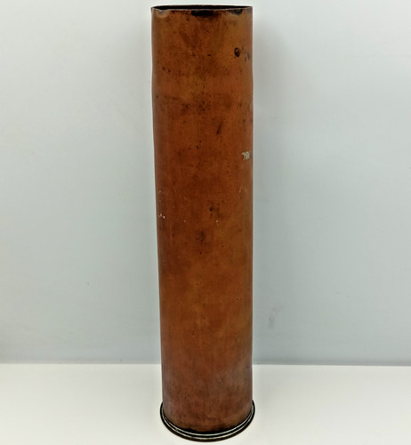 Ww1 brass shell case - shell, trench