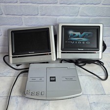 Venturer Portable DVD Player Dual Screen LCD Display With Carry Case - Spares Re