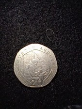 2002 Isle of Man 20p Coin -