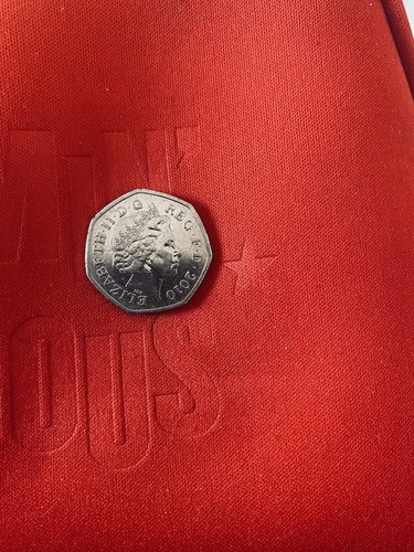50p coin celebrating one - coin,