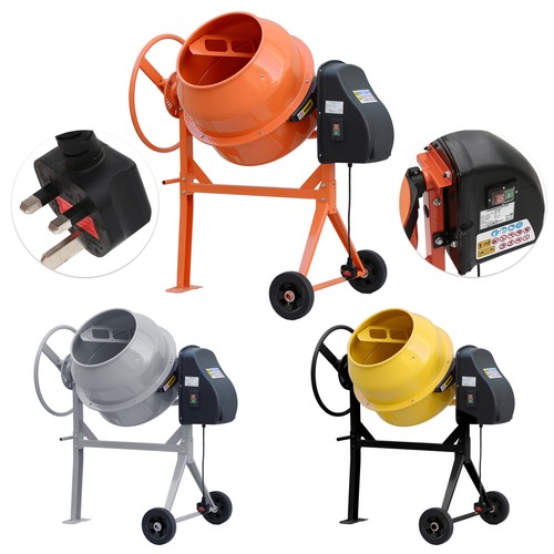 Electric cement concrete - cement, mixer