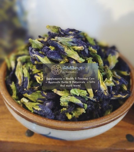 Dried blue butterfly pea - blue,