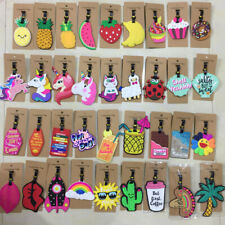 Large Luggage Silicone Baggage Tags Label letter Name Address ID Suitcase  UK