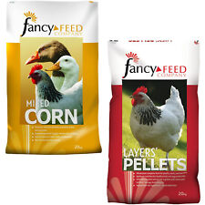 Fancy Feeds Balanced Poultry Feed Mixed Corn or Layers Pellets 20KG
