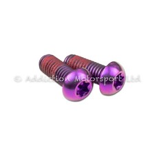 2x Ducati 1299, S, R Panigale Purple Titanium Rear Brake Caliper Mounting Screws
