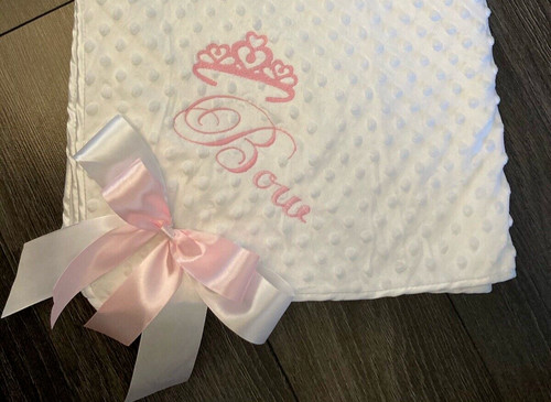 Baby blanket embroidered - blanket,,