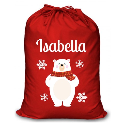 Personalised red christmas - personalised,