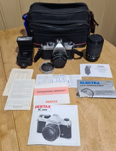 Pentax k1000 slr camera - pentax, smc
