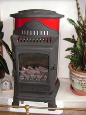 ''PROVANCE''. 3400w. PORTABLE GAS HEATER. RED & BLACK. SUPER CONDITION.