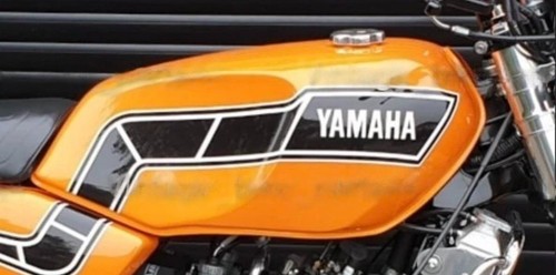 Yamaha rd350lc orange black - rd350lc,