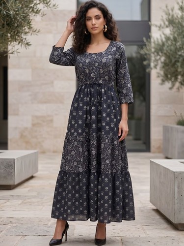 Indian women black cotton - indian,