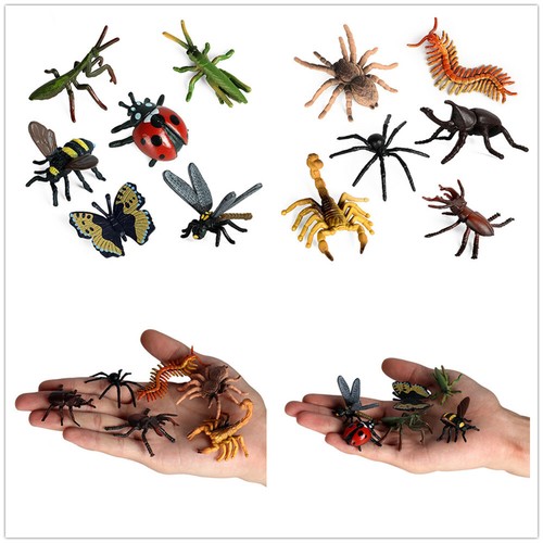 12pcs realistic bugs - realistic, action