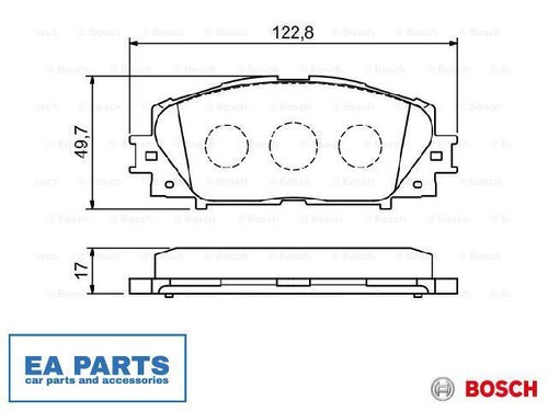 Brake pad set - set,, for