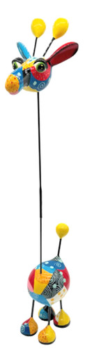 Crazy giraffe pop - giraffe, art
