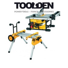 DeWalt DWE7485-GB 210mm Compact Table Saw 1850W 240V & DE7400 Saw Stand