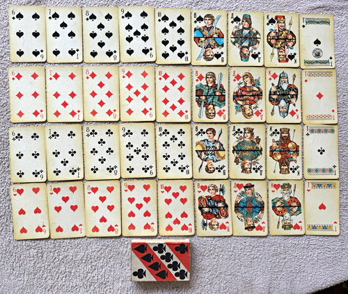 Russian playing cards deck - russian,