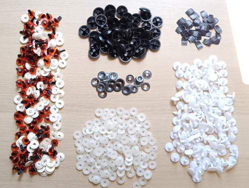 Bulk craft eyes joints teddy - bulk,
