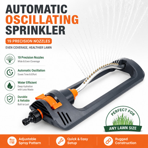Hole oscillating sprinkler - 19,