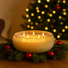Scented 5 Wick Candle Crackle