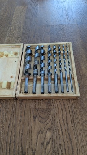 Auger drill set wooden - auger,