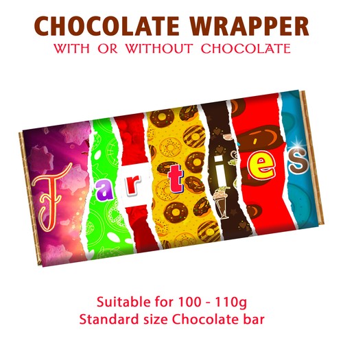 Rude chocolate bar wrapper - rude,
