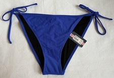 Size Uk 12 JACK WILLS Women's Wilsham Blue Bikini Bottoms