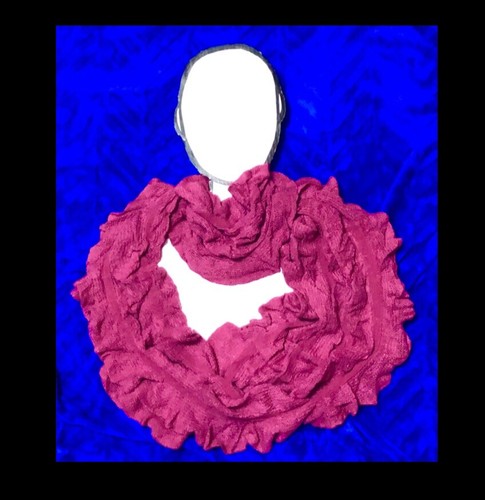 Ruffled long infinity - 70”,
