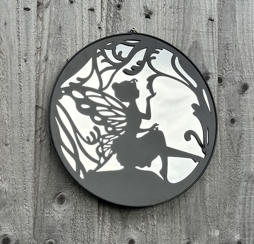 Garden mirror sitting fairy - mirror,