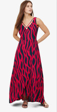 Phase Eight Navy Pink Maxi