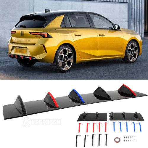 Shark fin rear diffuser - rear,