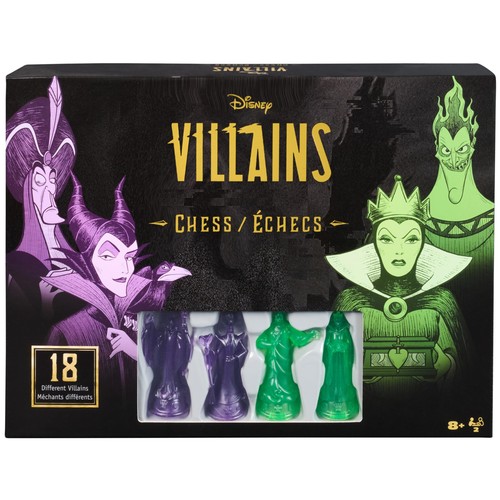 Disney villains chess set - villains,