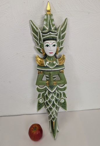 Vintage balinese hand painted - balinese,