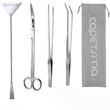capetsma Aquascaping Tools, Long Stainless Steel Aquarium Plant Tools, Aquarium