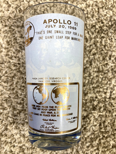 Nasa apollo drinking glass - 11,