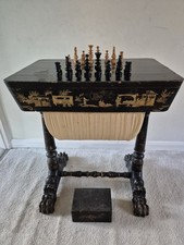 Antique chinoiserie hand - chinoiserie,