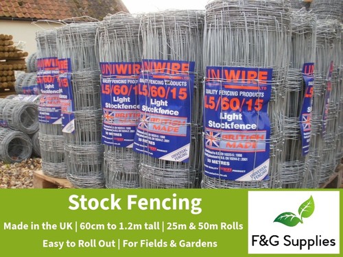 Stock fence fencing - stock, sheep