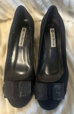 Italian lino marano trend womens court shoes black EUR 38 uk 5 mint condition
