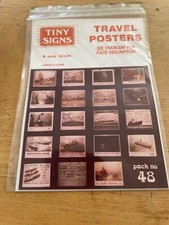 TINY SIGNS - OO GAUGE - TRAVEL POSTERS - NO 48 - DOCKS PORTS AND SHIPPING