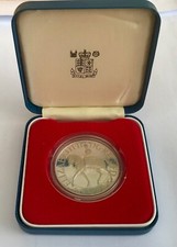 Queen Elizabeth The Second Silver Jubilee Sterling Silver Crown