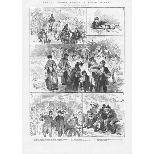 Merthyr the collieries strike - merthyr,