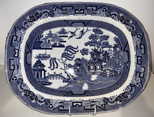 ANTIQUE Ironstone Willow