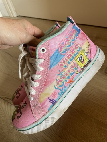 Girls heeleys trainers pink - girls,