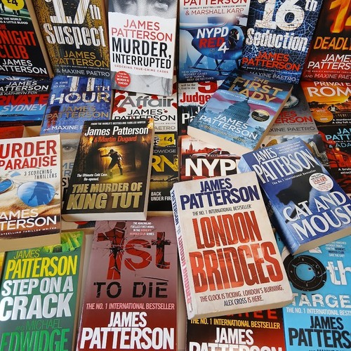 James patterson book bundle - 29,