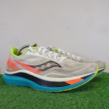 Saucony Trainers Size 9 Mens Endorphin Pro Shoes Mesh Gym Jogging Sports Running