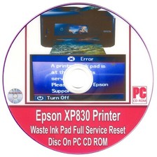 Epson xp830 printer waste ink - xp830,