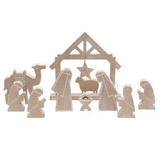 Handcrafted piece wooden - handcrafted, 10-piece